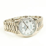 Rolex Day-Date 128239 White Roman Dial Sep 2021