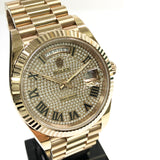 Rolex Day-Date 228235 Pave Diamond Dial