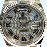 Rolex Day-Date 228235 Pave Diamond Dial