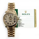 Rolex Day-Date 228235 Pave Diamond Dial