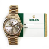 Rolex Day-Date 228235 Sundust Diamond Dial Aug 2019