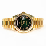 Rolex Day-Date 228238 Green Ombre Roman Dial Aug 2025