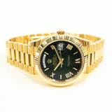 Rolex Day-Date 228238 Green Ombre Roman Dial Jul 2025