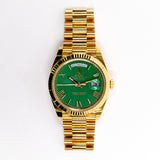 Rolex Day-Date 228238 Green Roman Dial Feb 2022