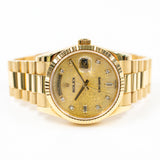Rolex Day-Date 36mm 118238NCA Champagne Jubilee Diamond Dial
