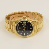 Rolex Day-Date 36mm 18238A Black Diamond Dial Mar 1989 - View 3