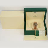 Rolex Day-Date 36mm Rose Gold 118205 Black Wave Arabic Dial - View 11