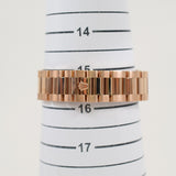 Rolex Day-Date 36mm Rose Gold 118205 Black Wave Arabic Dial - View 9
