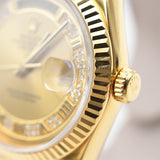 Rolex Day-Date 36mm Yellow Gold 118238MR Champagne Myriad Roman Dial Jan 2011 - View 5