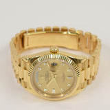 Rolex Day-Date 36mm Yellow Gold 128238A Champagne Diamond Dial Jan 2021 - View 3