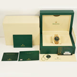 Rolex Day-Date 36mm Yellow Gold 128238 Green Ombre Diamond Dial Apr 2024 - View 11