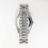 Rolex Day-Date 36mm Yellow Gold 128396TBR Blue Diamond Dial Jun 2024 - View 8