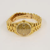 Rolex Day-Date 36mm Yellow Gold 18238A Champagne Diamond Dial Mar 1990 - View 3