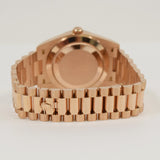 Rolex Day-Date 40mm Rose Gold 228235A Sundust Diamond Dial Dec 2022 - View 4