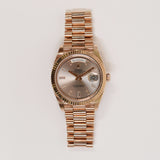 Rolex Day-Date 40mm Rose Gold 228235A Sundust Diamond Dial Jan 2018 - View 1