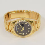 Rolex Day-Date 40mm Yellow Gold 128238A Dark Grey Diamond Dial Feb 2024 - View 4
