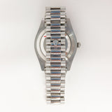 Rolex Day-Date II 218206 Ice Blue Roman Dial Aug 2014