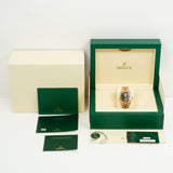 Rolex Day Date 128235A Chocolate Diamond Dial Oct 2021