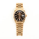 Rolex Day Date 128235A Chocolate Diamond Dial Oct 2021