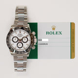 Rolex Daytona 116500LN White Dial Oct 2018 - View 2