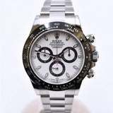 Rolex Daytona 116500LN White Dial Sep 2022 - View 3