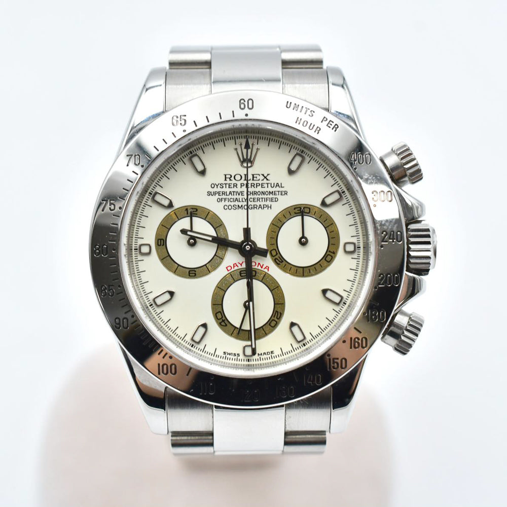 Rolex Daytona 116520 Ivory Dial Jul 2003 – CHRONONATION