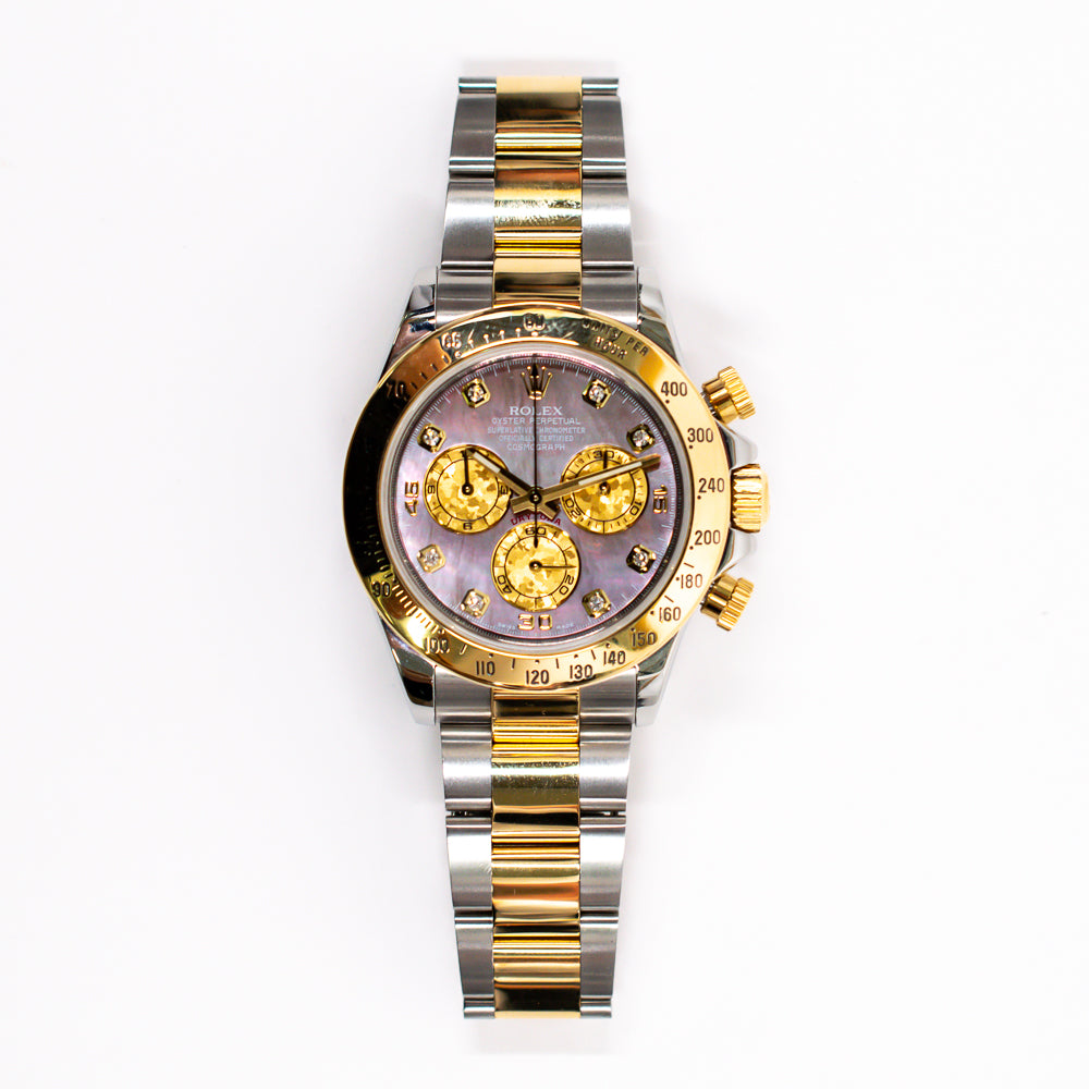 ☆M☆ 様 Rolex Daytona 116523NG Black MOP Diamond Dial Mar 2016 – CHRONONATION