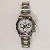 Rolex Daytona 126500LN White Dial Oct 2024 - View 1