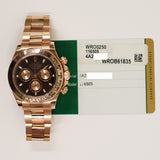 Rolex Daytona 40mm Everose Gold 116505 Black Dial Nov 2016 - View 2
