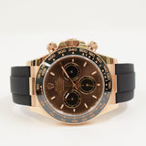 Rolex Daytona 40mm Everose Gold 126515LN Chocolate Dial Jun 2025 - View 3