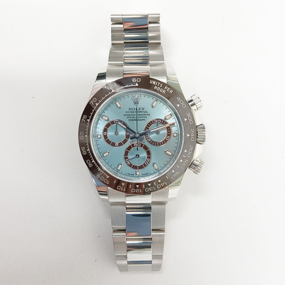 Rolex Daytona 40mm Platinum 116506 Ice Blue Dial Oct 2021