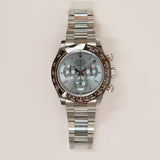 Rolex Daytona 40mm Platinum 116506 Ice Blue Diamond Dial Apr 2018 - View 1