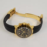 Rolex Daytona 40mm Yellow Gold 116518LN Black Diamond Dial Aug 2020 - View 7