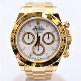 Rolex Daytona 40mm Yellow Gold 126508 White Dial Mar 2025 - View 3