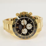 Rolex Daytona 40mm Yellow Gold 126528LN Black Dial Feb 2026 - View 3