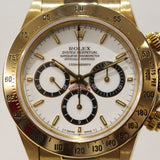 Rolex Daytona 40mm Yellow Gold 16528 Floating Porcelain Dial Dec 1989 - View 3