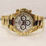 Rolex Daytona 40mm Yellow Gold 16528 Floating Porcelain Dial Dec 1989 - View 4