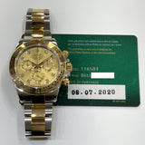 Rolex Daytona Steel and Yellow Gold 116503G Champagne Diamond Dial Jul 2020 - View 2