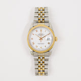 Rolex Detajust 16233 White Roman Dial Mar 1990