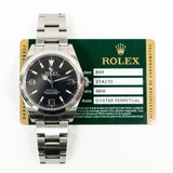 Rolex Explorer 214270 Black Dial Apr 2014