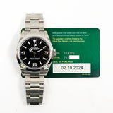 Rolex Explorer 224270 Black Dial Oct 2024