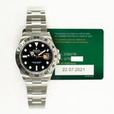 Rolex Explorer II 226570 Black Dial Jul 2021