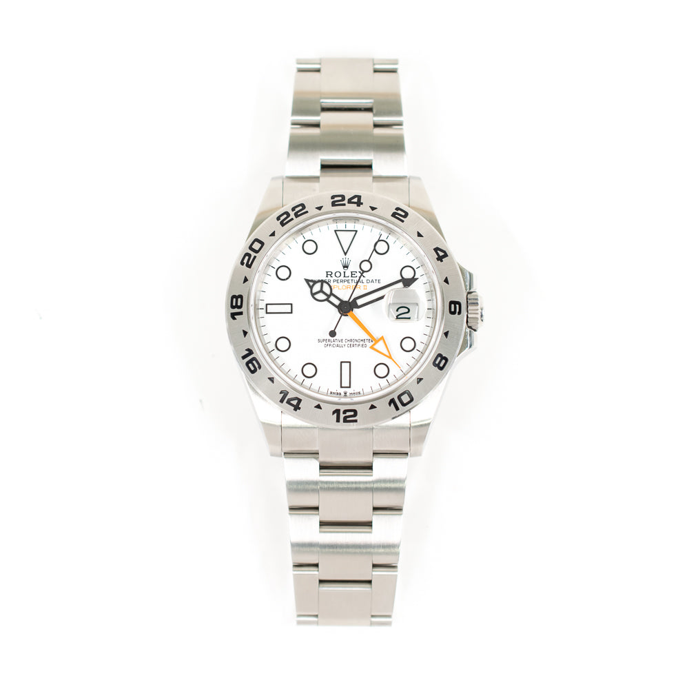 Rolex Explorer II 226570 White Dial Jan 2022 – CHRONONATION