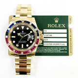 Rolex GMT-Master II 116748SARU Black Dial Jun 2012