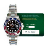 Rolex GMT-Master II 126710BLRO Pepsi Dial Feb 2022