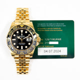 Rolex GMT-Master II 126718GRNR Black Dial Jul 2024
