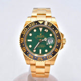 Rolex GMT-Master II 40mm Yellow Gold 116718LN Green Dial Jun 2017 - View 1