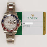 Rolex GMT-Master II "Pepsi" White Gold 126719BLRO Meteorite Dial Mar 2020 - View 2
