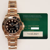 Rolex GMT-Master II "Root Beer" 126715CHNR Root Beer Dial Mar 2021 - View 2