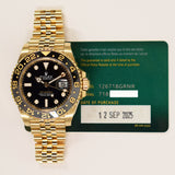 Rolex GMT-Master II Yellow Gold 126718GRNR Black Dial Sep 2025 - View 2